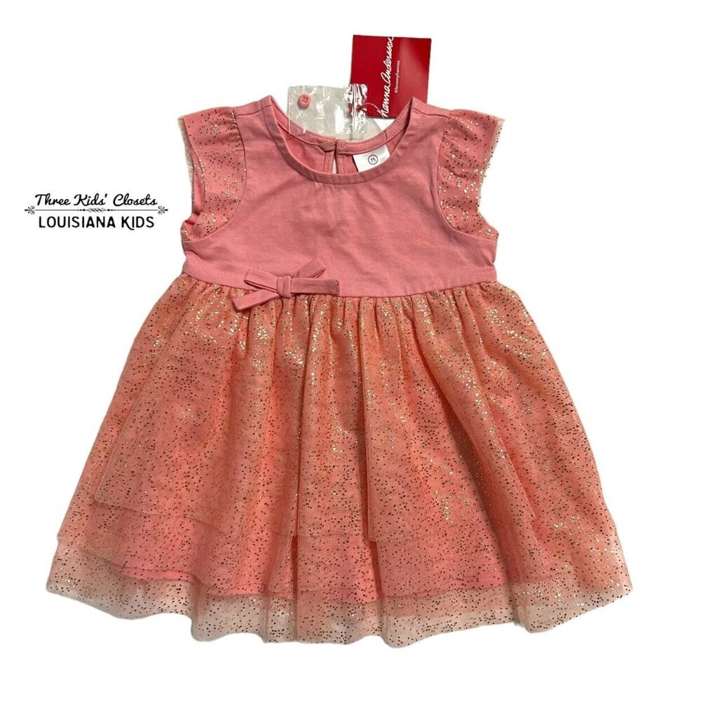 NEW Hanna Andersson Sz 75 (12-18m) Sparkly Special Occasion Dress
